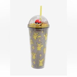 🆕 NWT Pokemon Pikachu Dome Acrylic Travel Cup Hot Topic